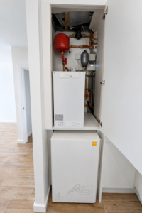 tepeo heat battery boiler in apartment